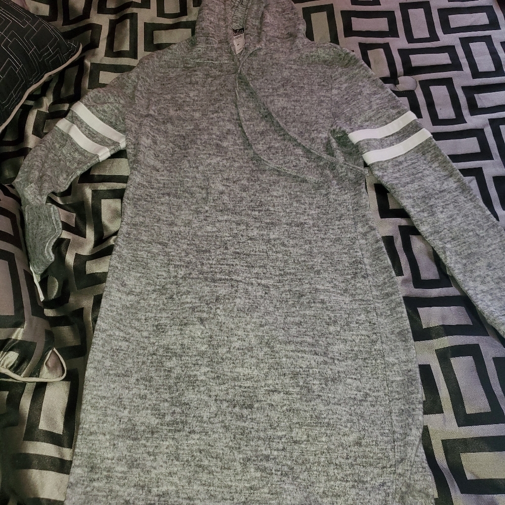 Grey sweater dress